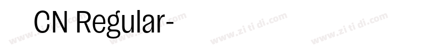荣耀CN Regular字体转换 荣耀CN Regular字体转换
